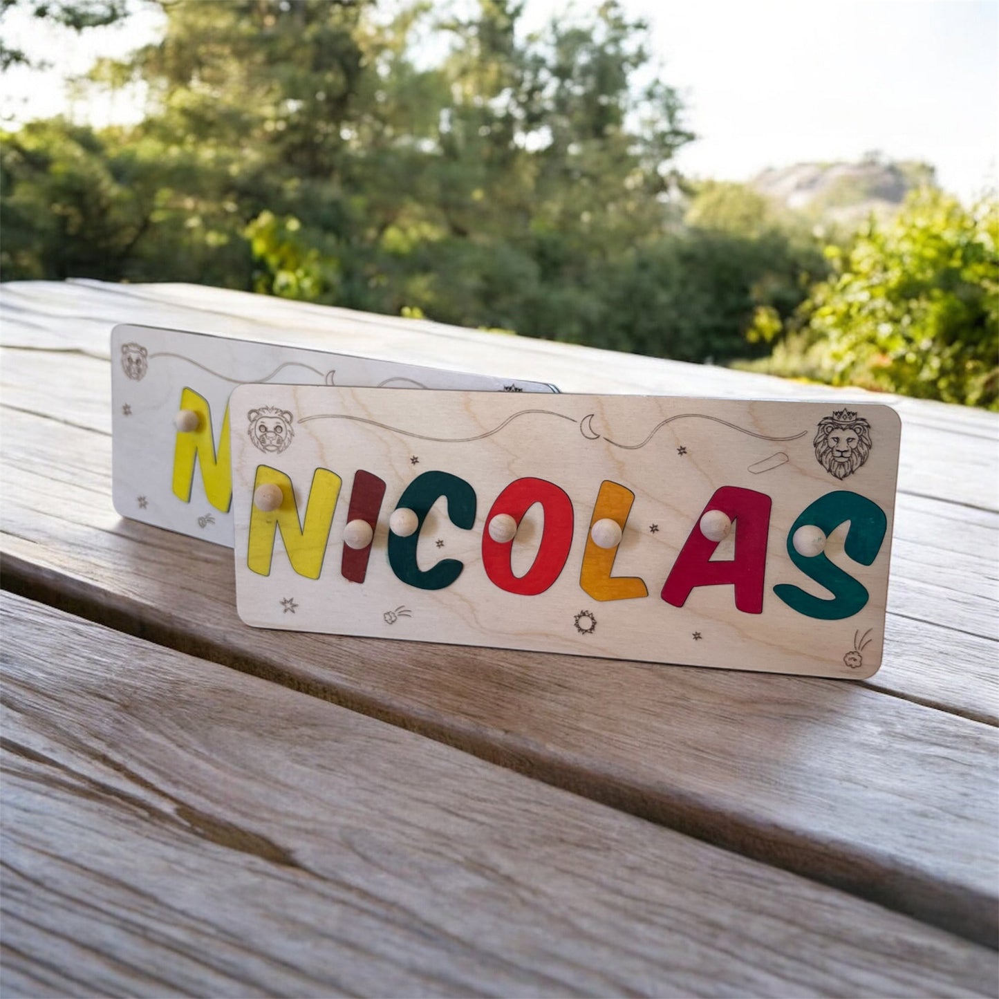 Puzzle personalizado nombre niño
