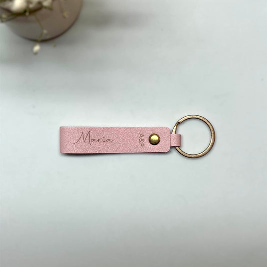 Llavero cuero boda - "NAME"
