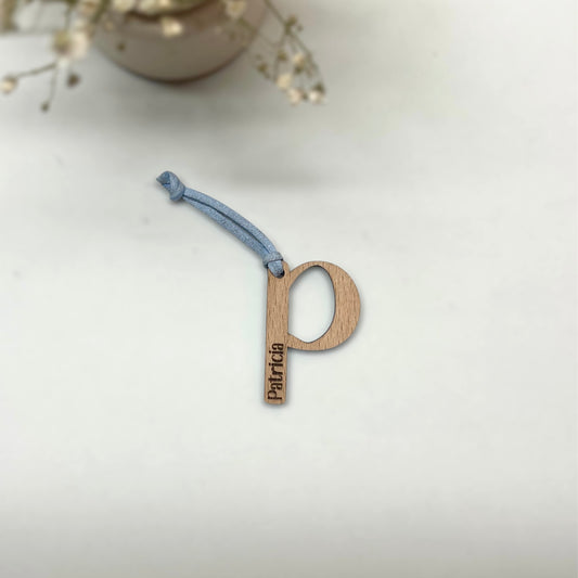 Llavero cuero boda - "INITIAL"